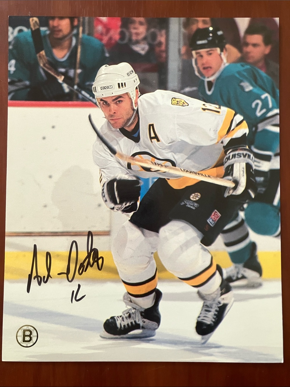 Boston Bruins Adam Oates Signed 8x10” Photo